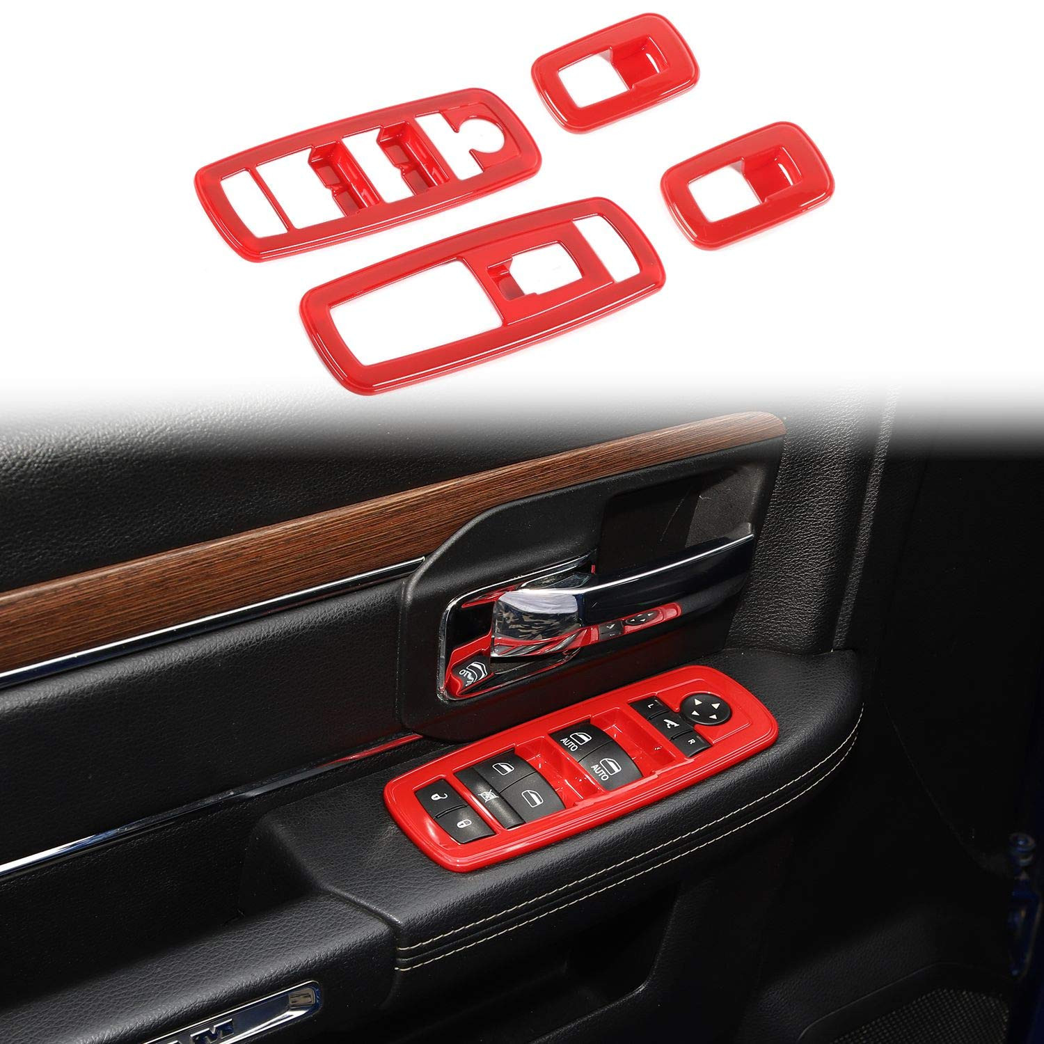 Window Lift Switch Power Window Control Regulator Button Embellishment Trim for