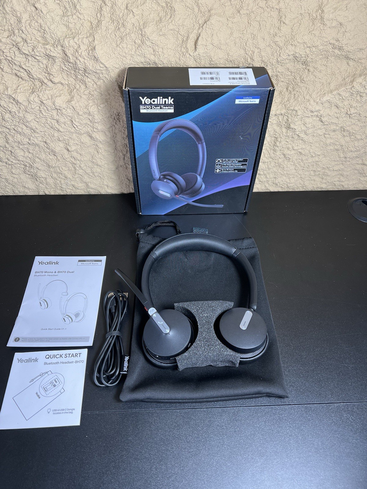 Yealink BH70 Dual Teams USB-C Wireless Bluetooth Headset