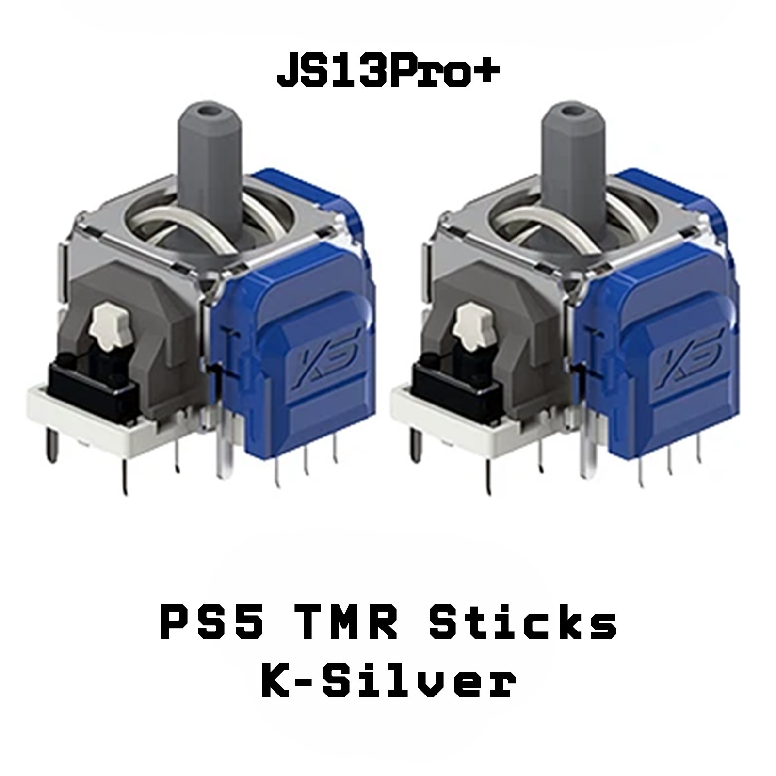 PS5 Controller TMR Sticks K-Silver Playstation 5 Thumbstick Magnetic Stick Drift