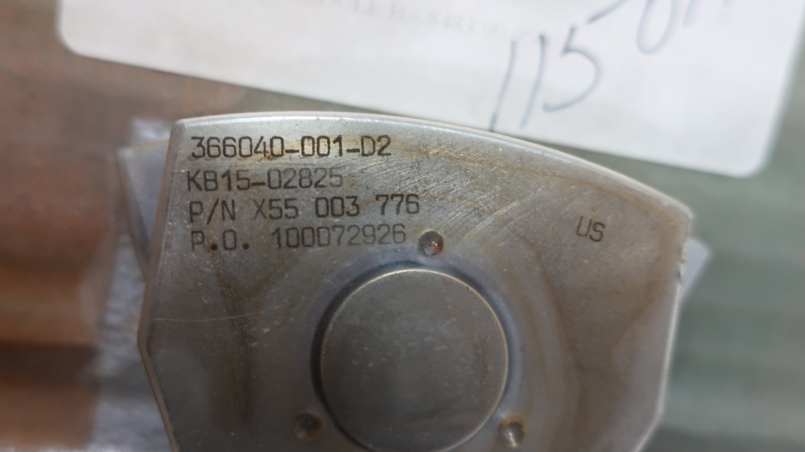 Kingsbury 366040-001-D2 Thrust Bearing Shoe Assembly