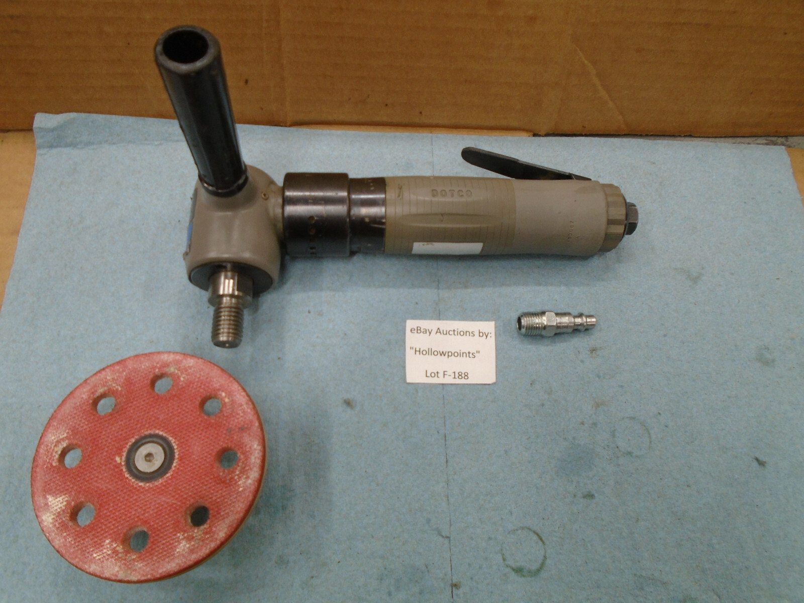F188 Dotco 12L2750-80 Air Pneumatic Sander Buffer Polisher 6000 RPM 5/8"-11 Pad