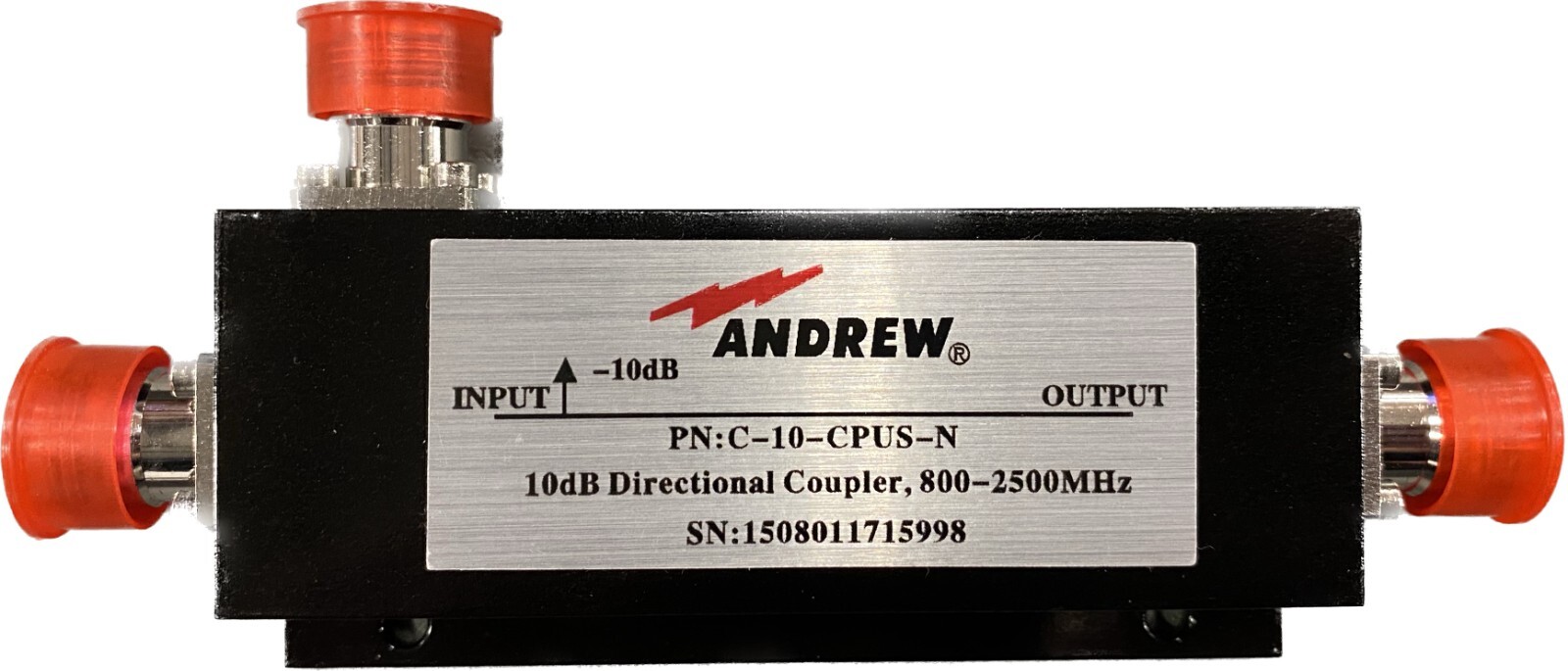 C-10-CPUS-N directional coupler 10dB N type N female 800-2500 MHz