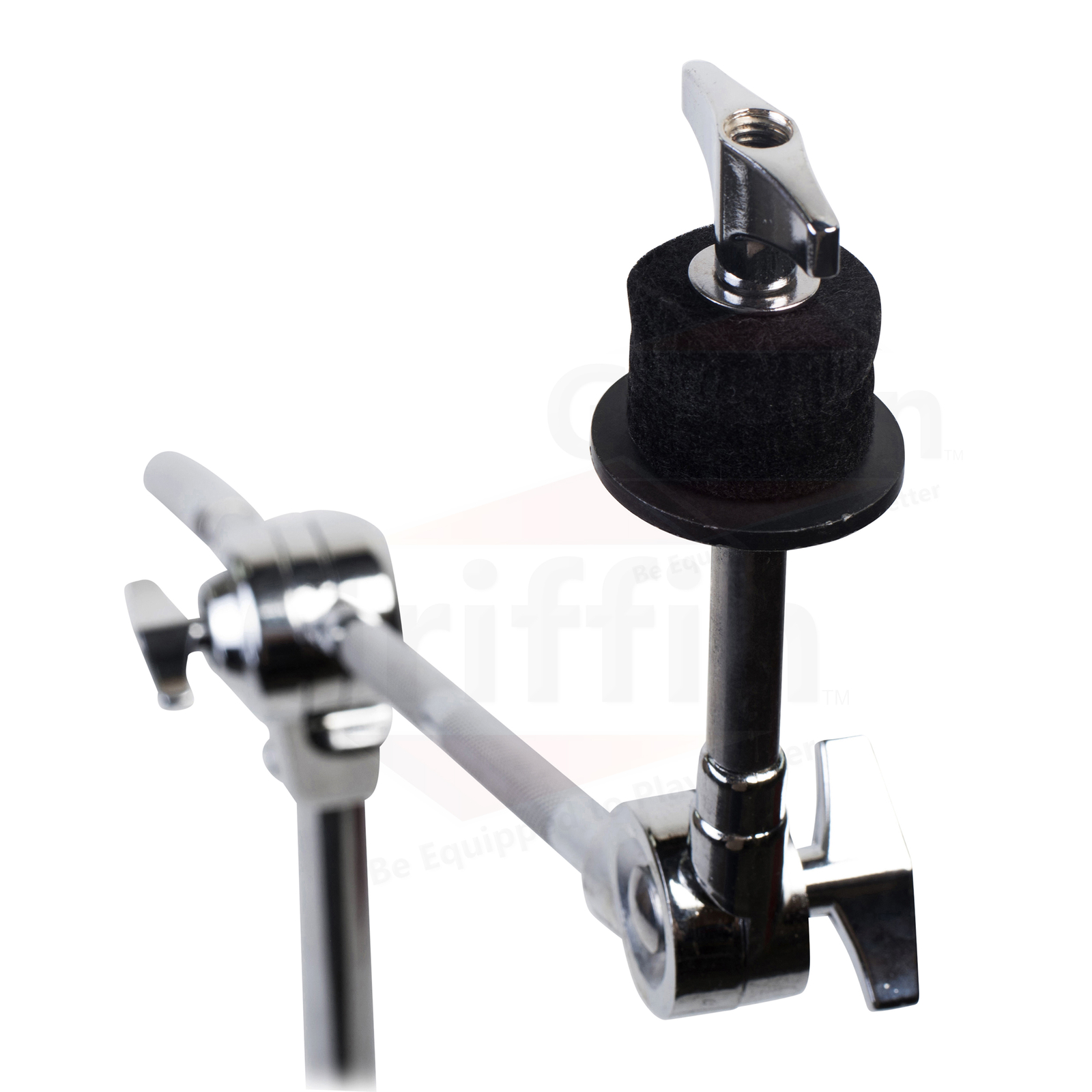 GRIFFIN Cymbal Stand & Snare Stand BUNDLE - Double-Braced Legs Hardware Mount