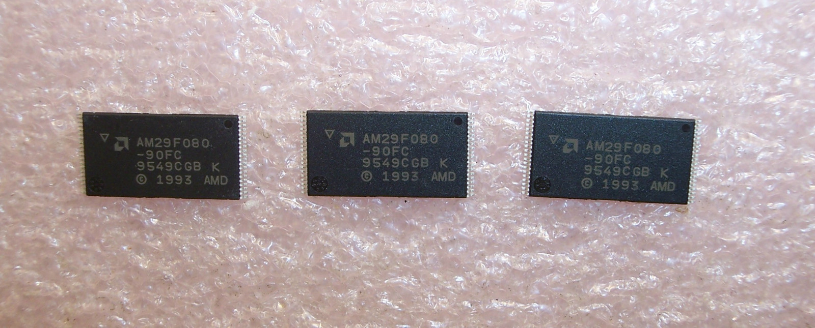 QTY (10)  AM29F080-90FC AMD TSOP-40 8 meg FLASH REVERSE PIN OUT NOS