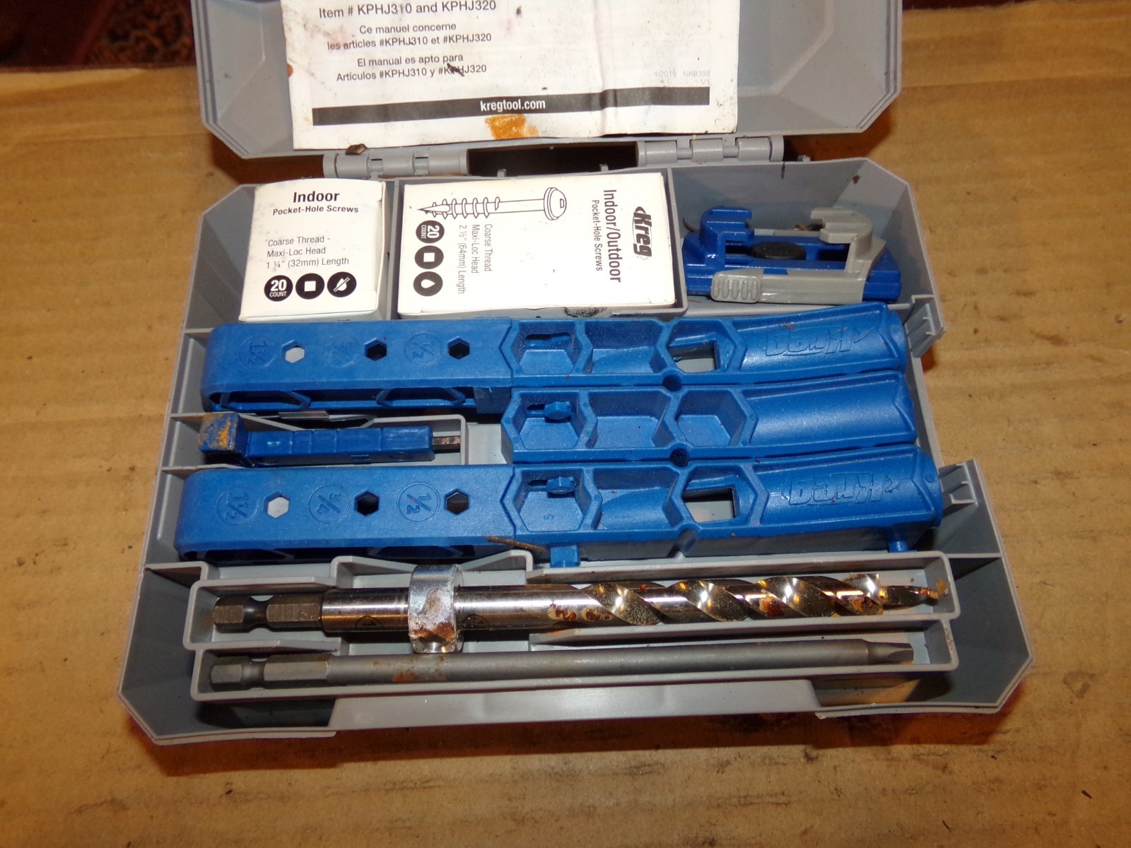 Kreg KPHJ320 Pocket-Hole Jig 320 Complete Kit & Case
