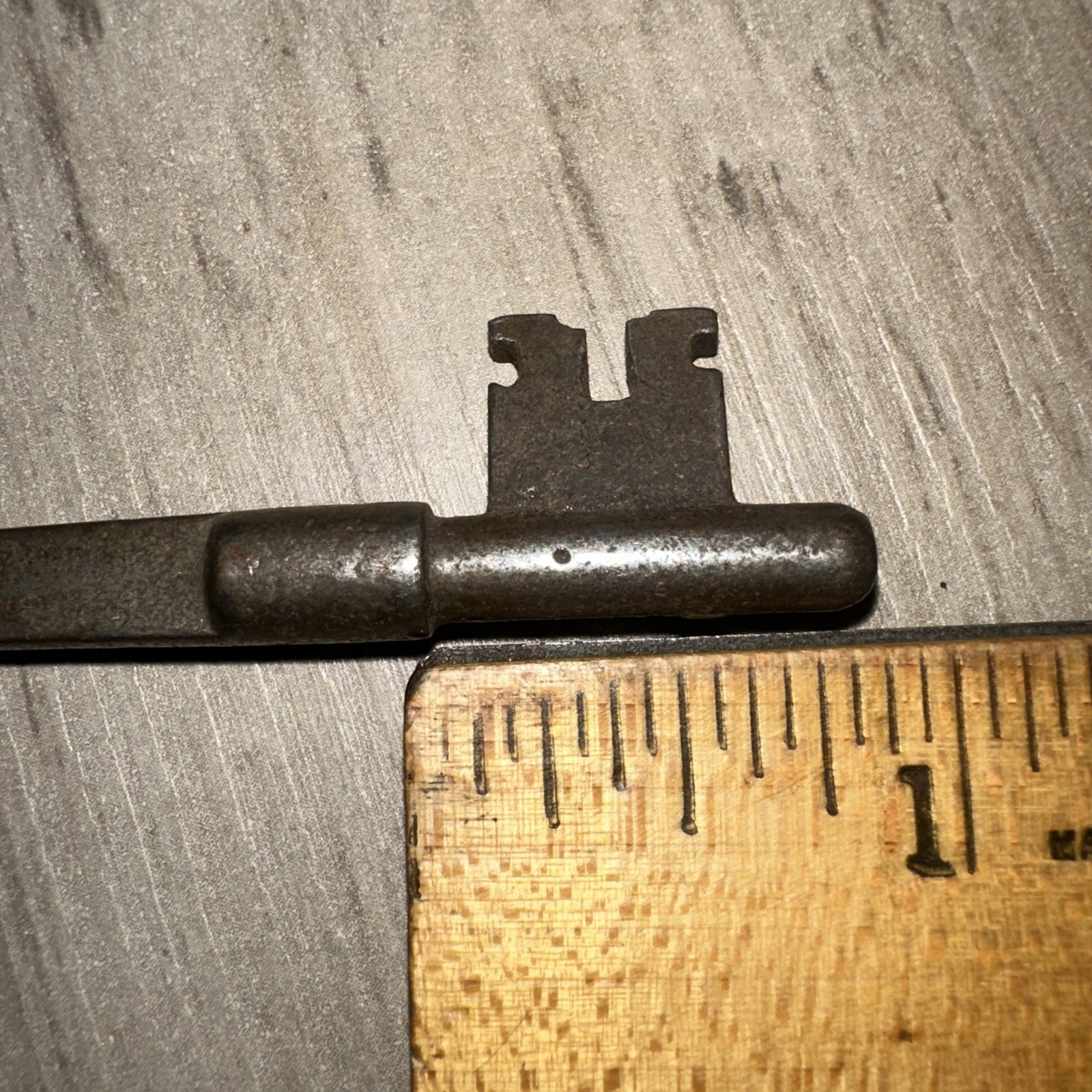 Antique Skeleton Key Solid Barrel 3 inch Approximately. Legit Antique