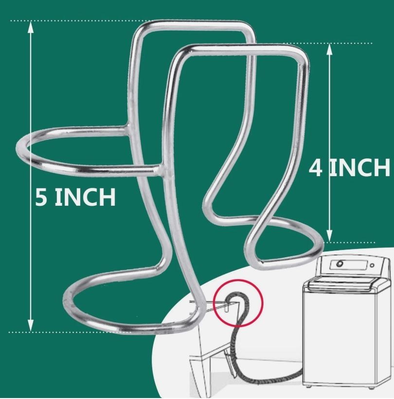Easy to Install Washing Machine Flexible Drain Hose Holder / Stabilizer Hook