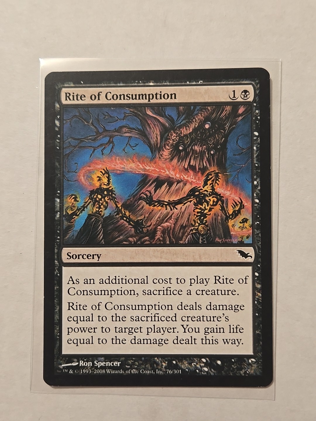 Rite of Consumption - Shadowmoor - LP - Common - Sorcery