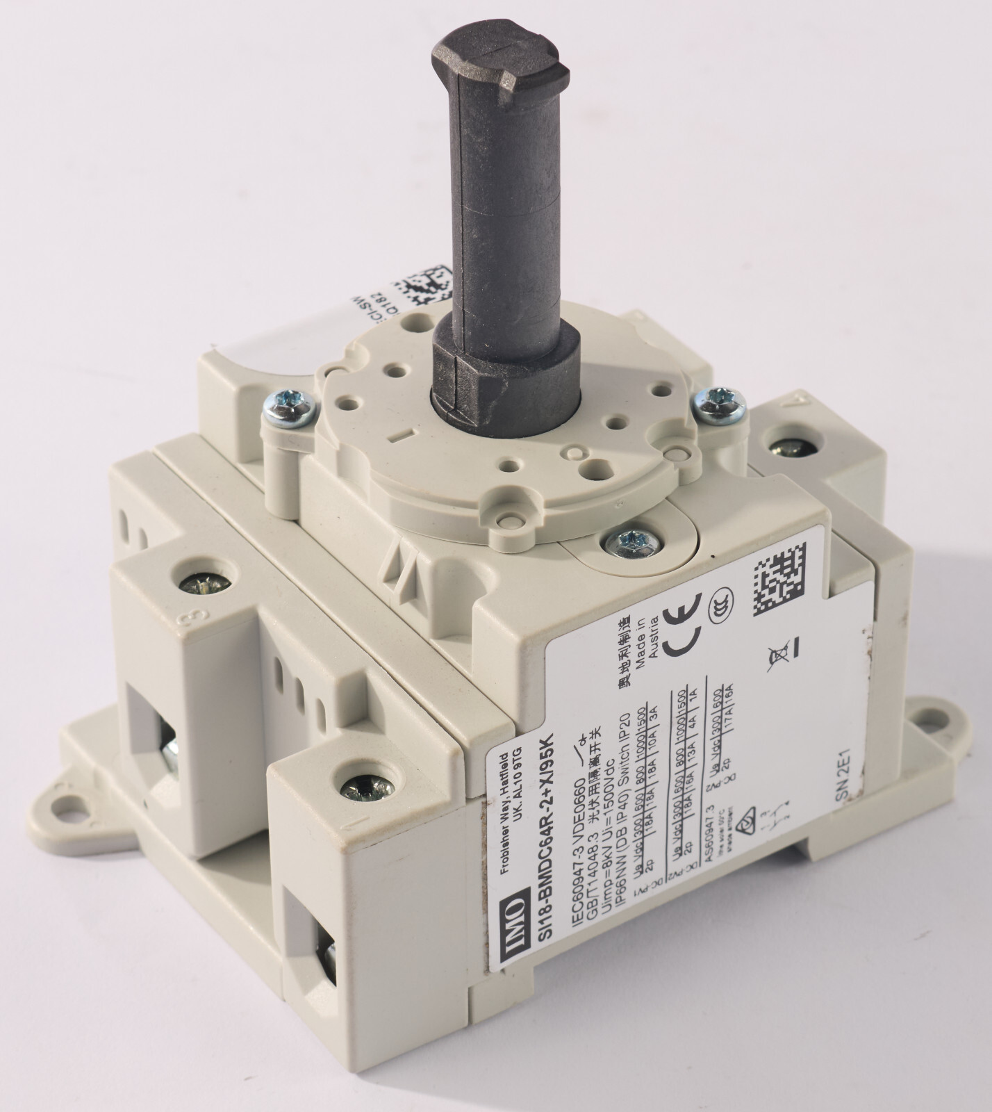 IMO Rotary Isolation Switch SI18-BMDC64R-2+X/95K