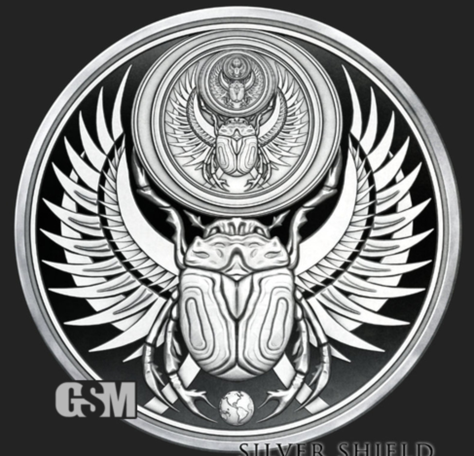 2023 - ETERNITY CHARLIE Proof 1oz .999 FINE Silver Shield MINIMINTAGE - IN STOCK