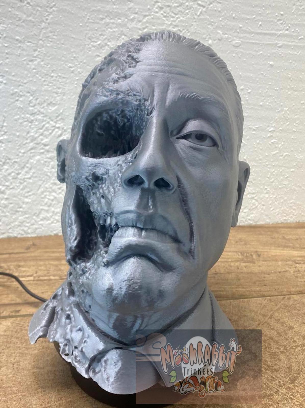 Gustavo Fring Face Melt Headphone Stand | Giancarlo Display Bust l Breaking Bad