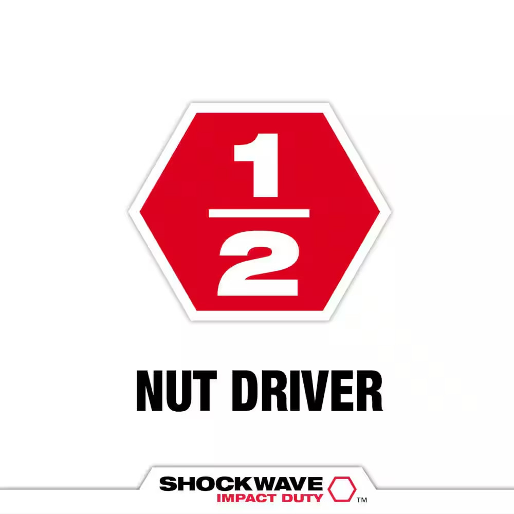 SHOCKWAVE Impact Duty 1/2 In. X 2-9/16 In. Alloy Steel Magnetic Nut Driver (1-Pa