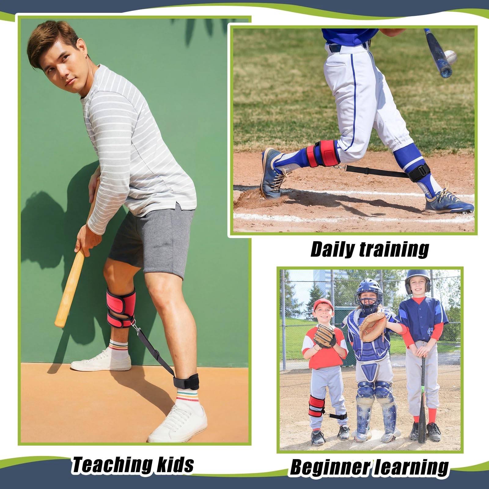 Wettarn Baseball Training Aid Softball Harness Practice Red