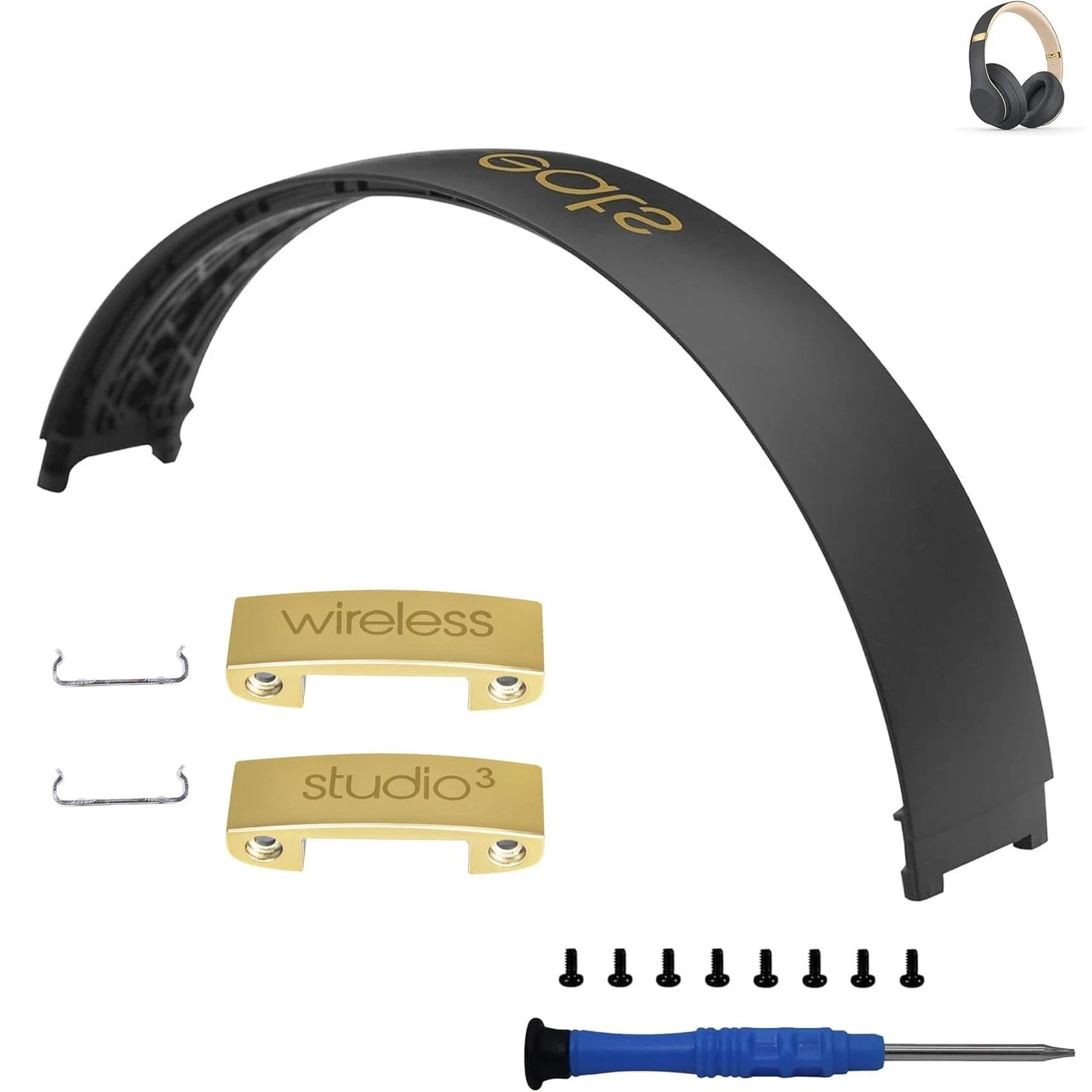 Studio 3 Replacement Headband & Hinge Replacement for Beats Studio