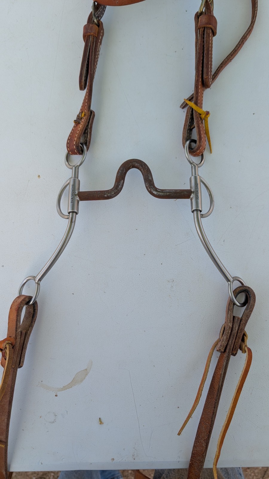 Tom Balding High Port With Headstall & Reins