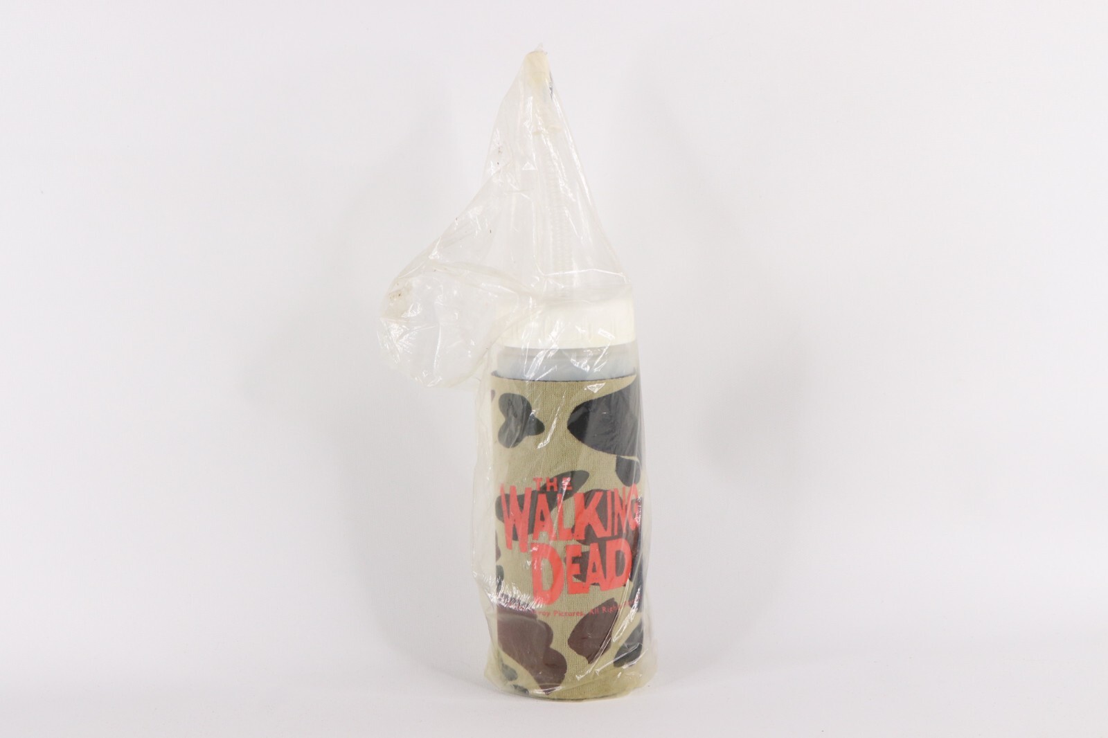 NOS Vintage 90s The Walking Dead Vietnam Movie Promo Camouflage Water Bottle