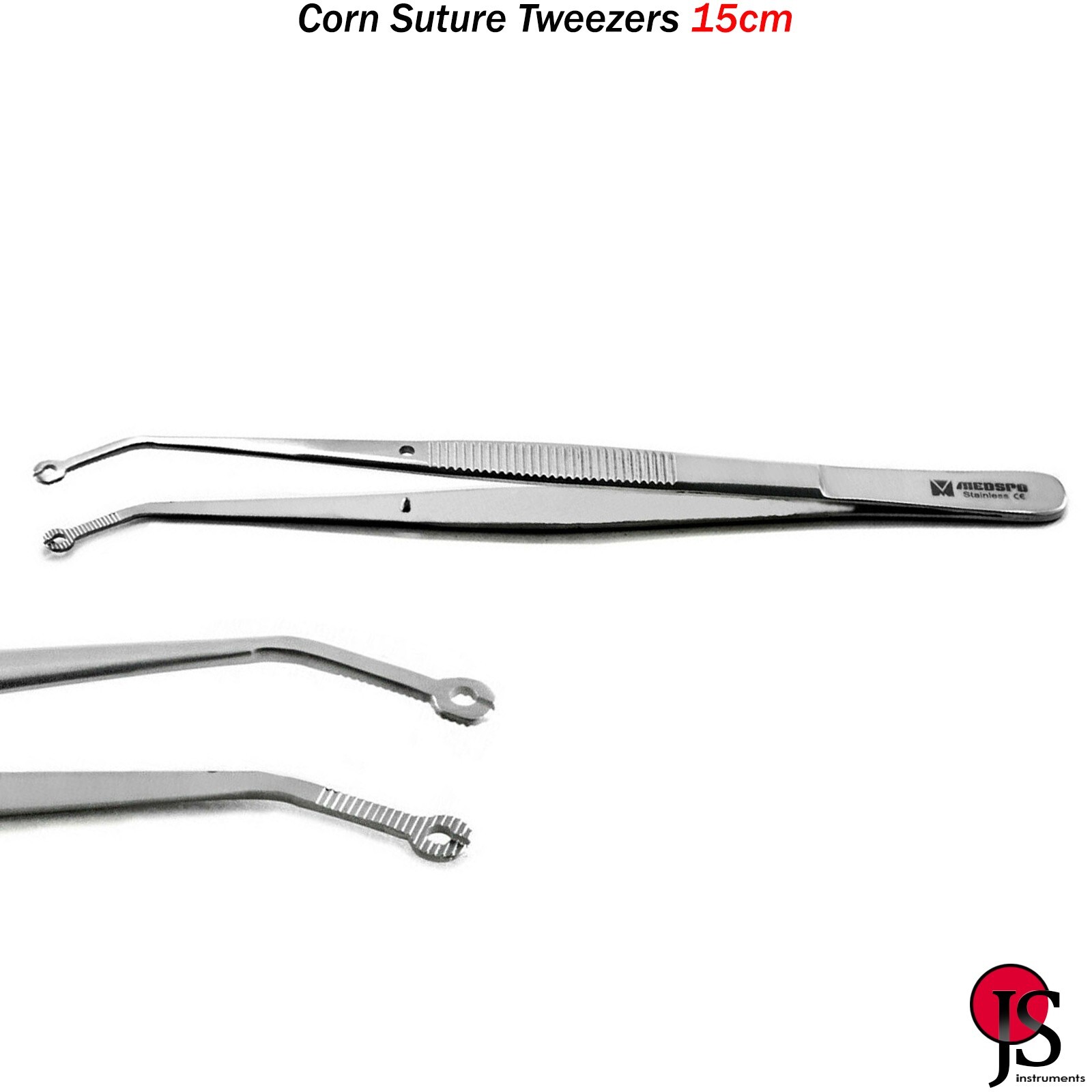 Corn Suture Tissue Plier Forceps Soft Tissue Suturing Surgical Dental