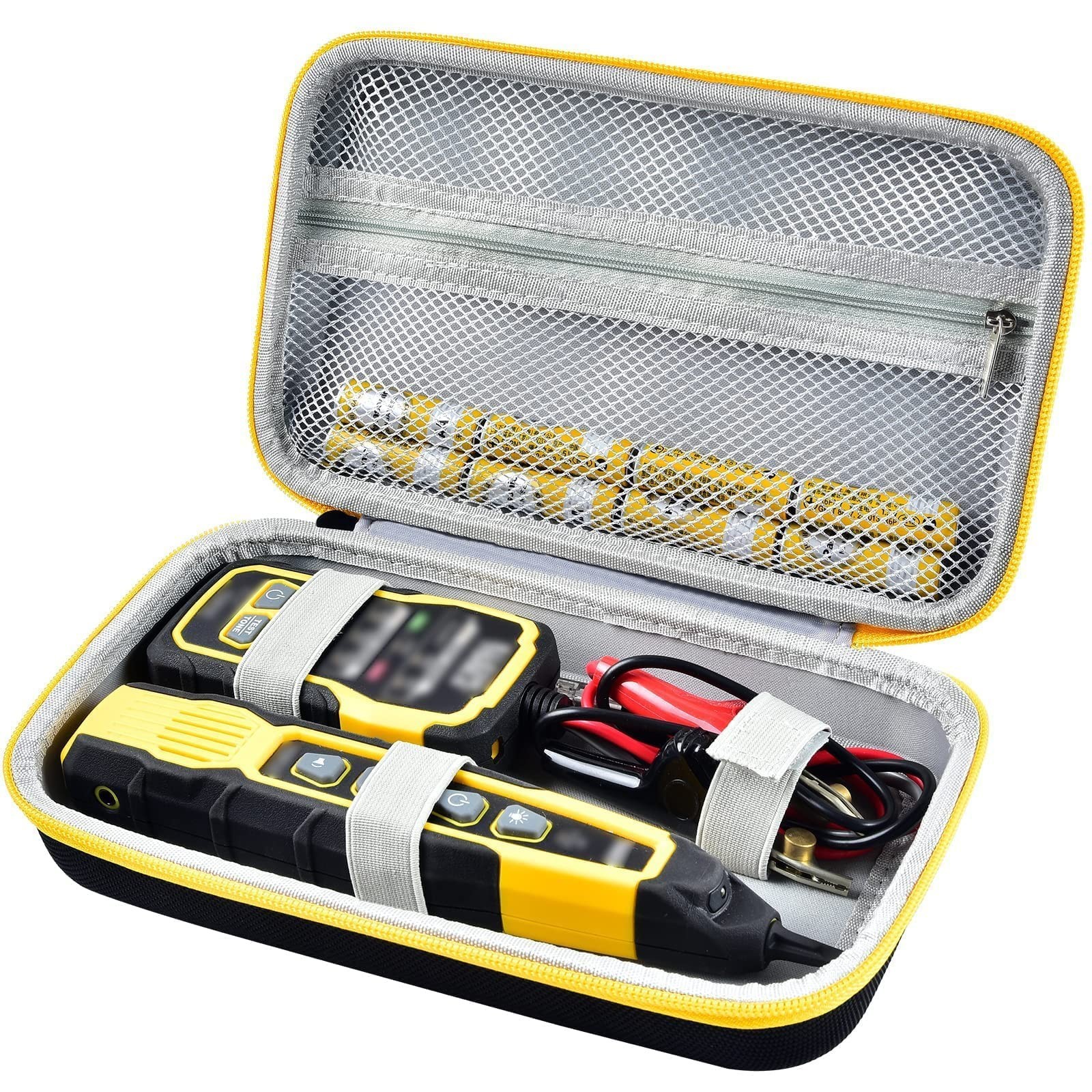 Wire Tracer Tone Generator & Probe Kit Case for Ethernet, Telephone, Video - Bla