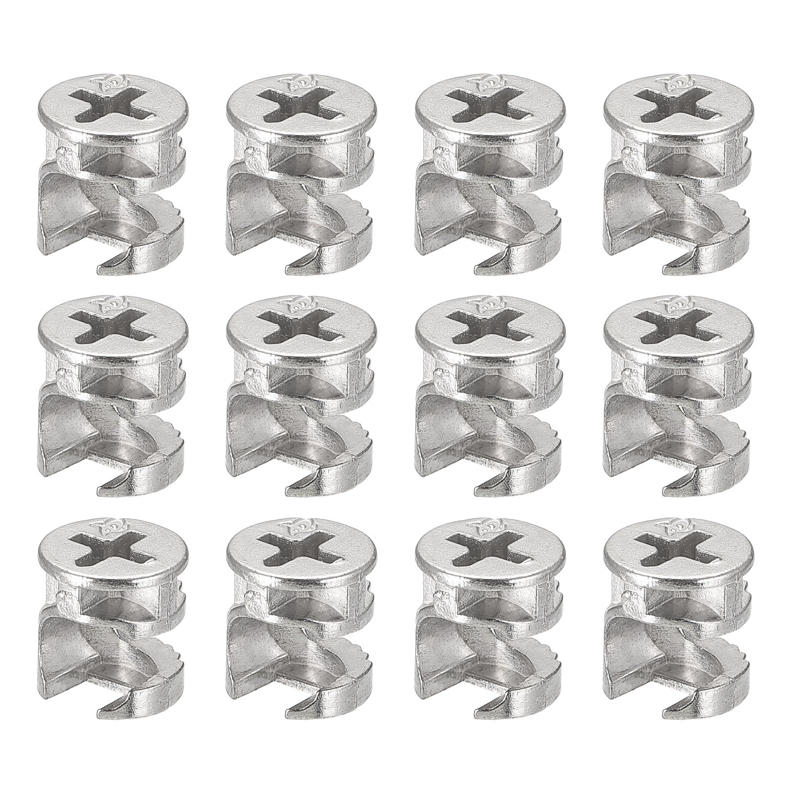 Cam Lock Nut for Furniture, 12pcs 9.35x9.6mm Joint Connector Locking Nuts
