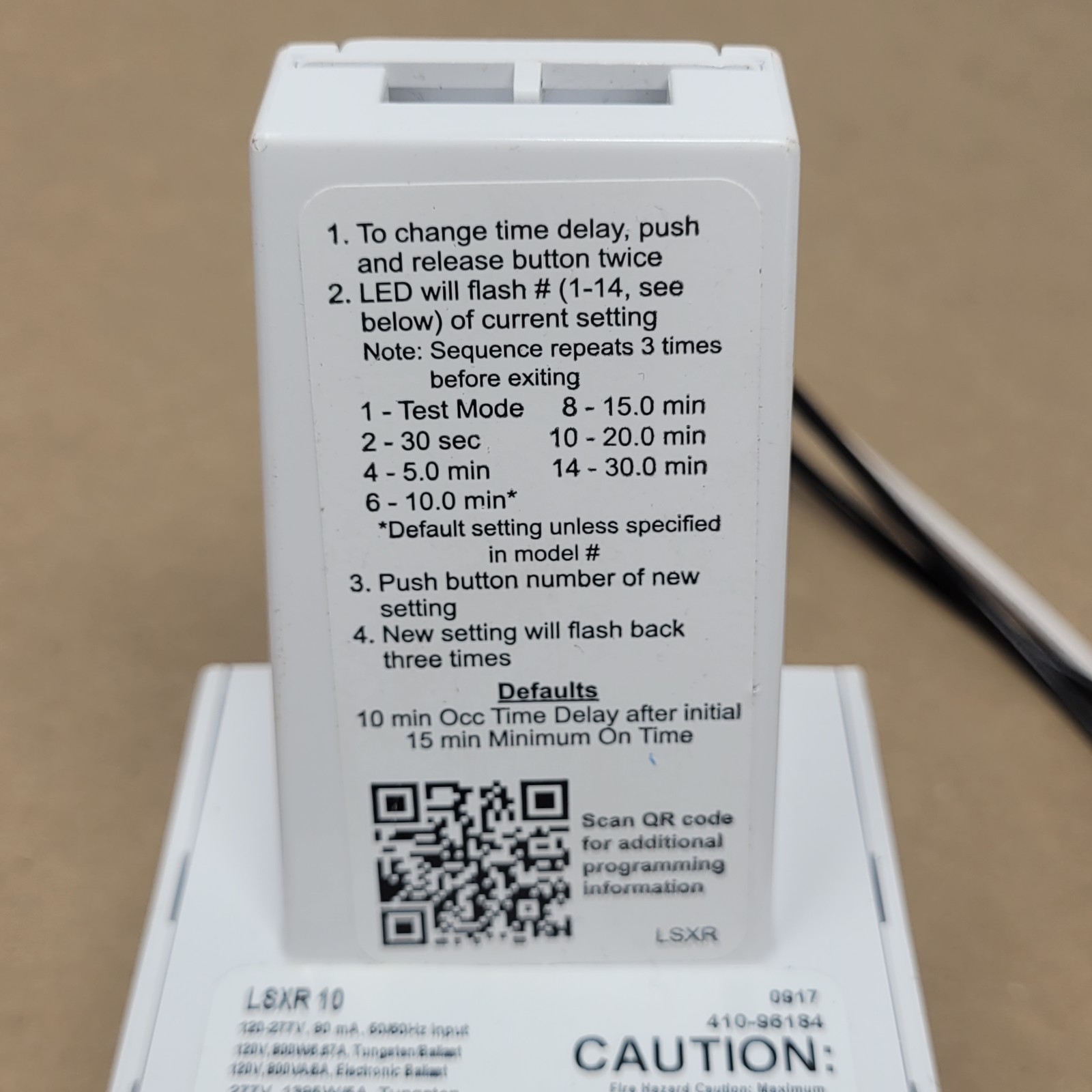 Acuity Controls LSXR10 Fixture Mount Occupancy Sensor, 120V - USED