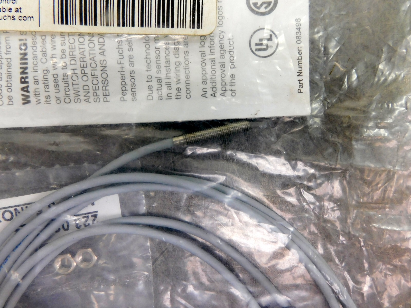 PEPPERL & FUCHS NJ0.6-4GM22-E Proximity Sensor