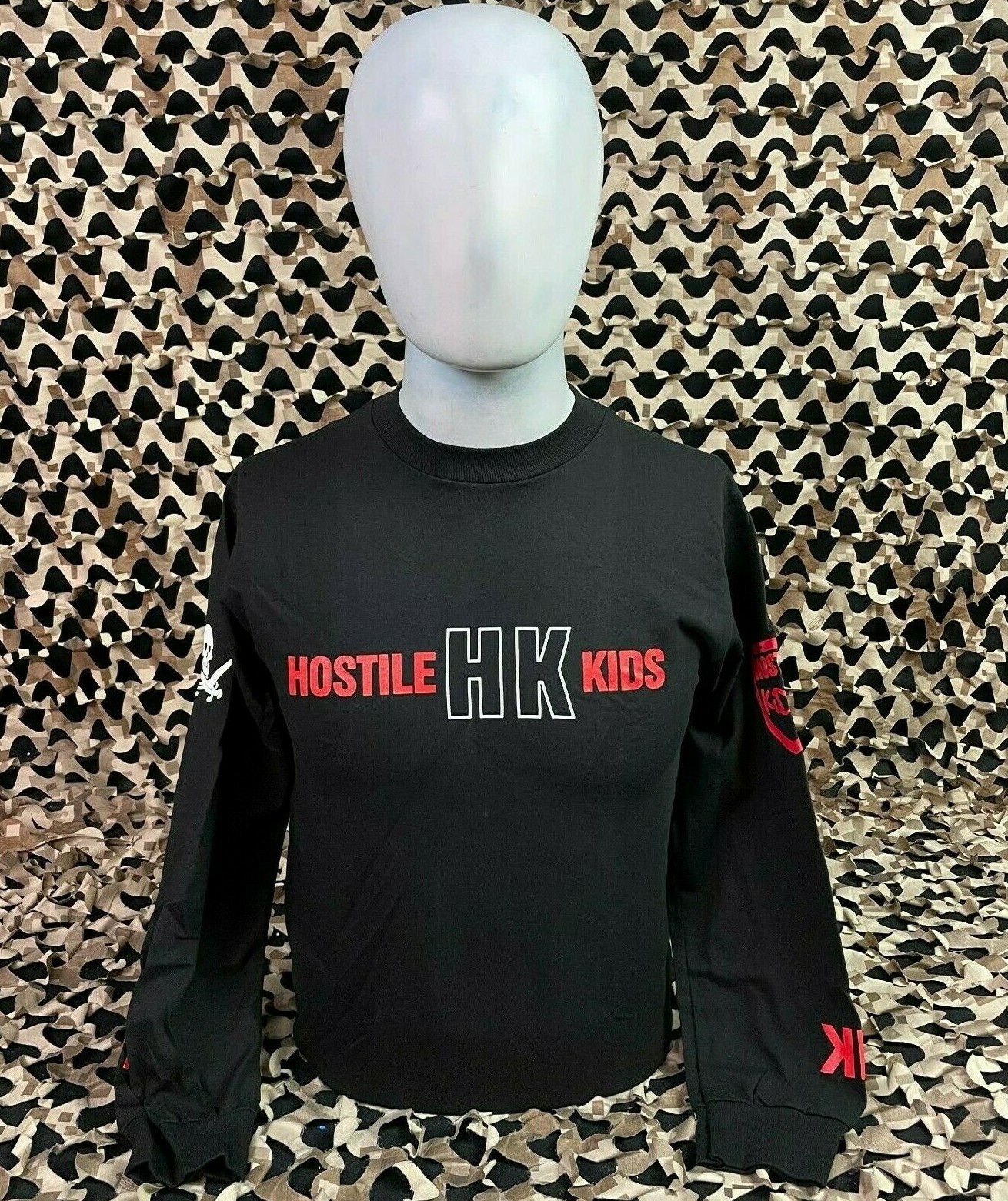 NEW HK Army Long Sleeve OG Paintball T-Shirt - Black - Small