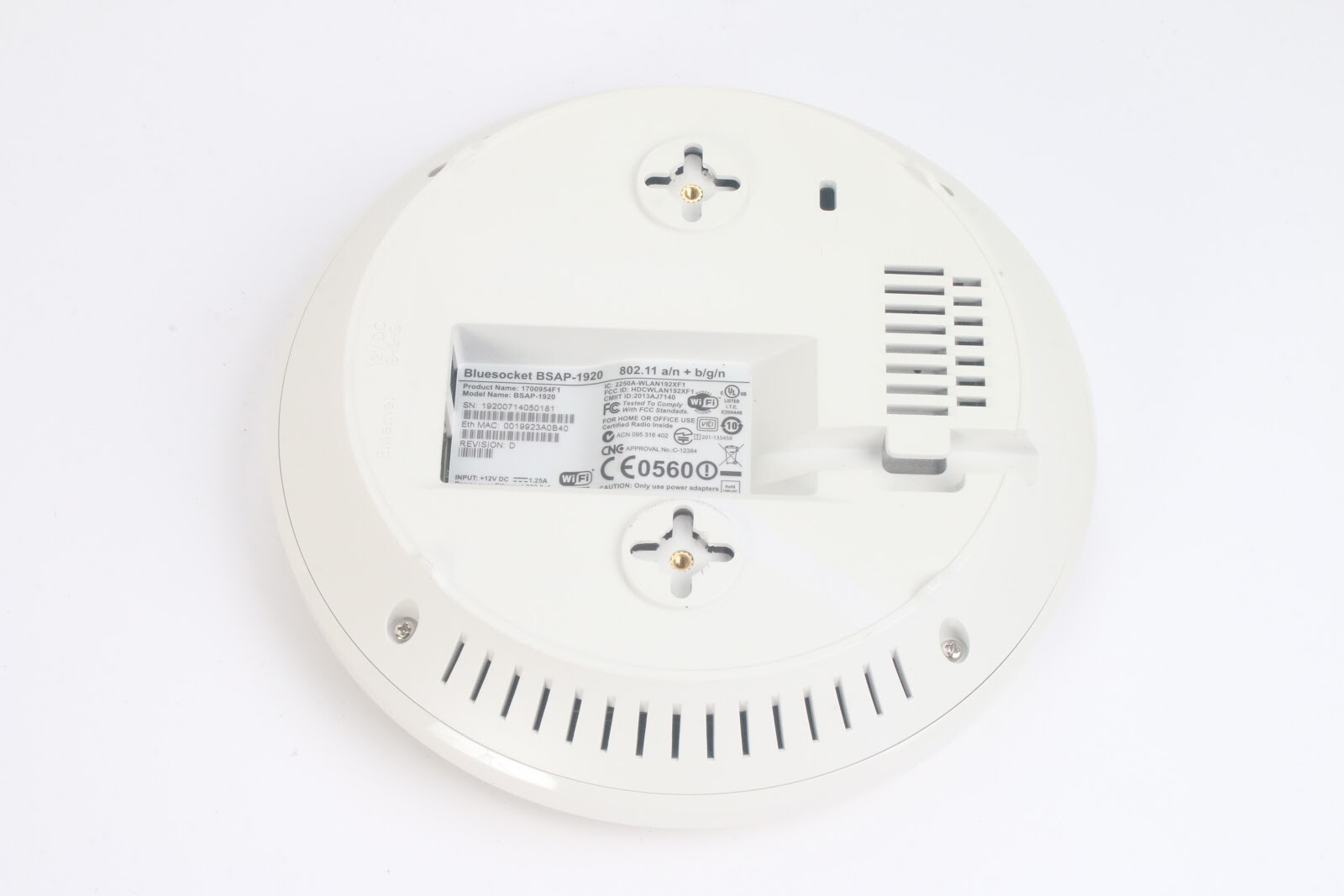 Bluesocket BASP-1920 802.11 a/N +N/G/N Indoor Access Point