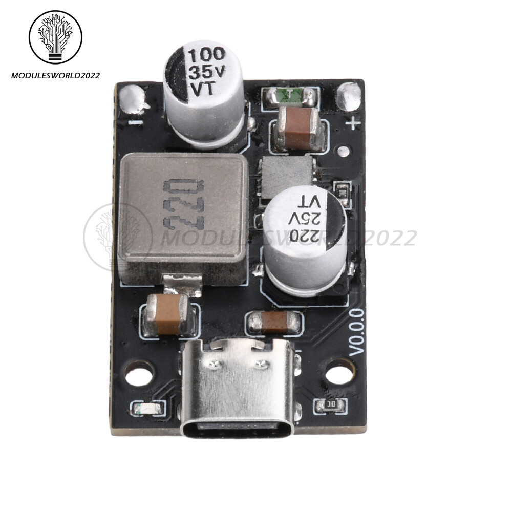 1-10*DC8~30V PD65W Fast Charging Module Step-Down Support PD3.1 QC3.0 SCP Type-C