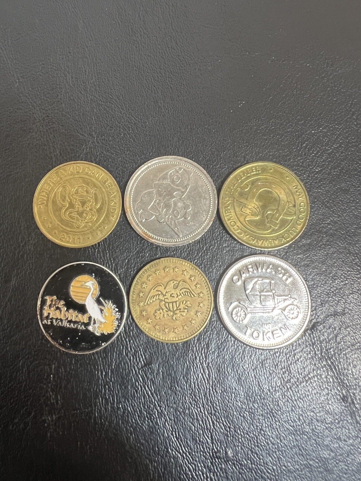 Vintage Lot Of 21 Coins Tokens Medals