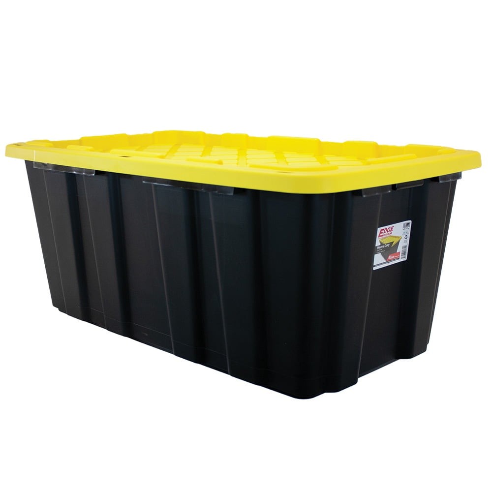 40 gallon Tough Tote 2 Pack Black & Yellow