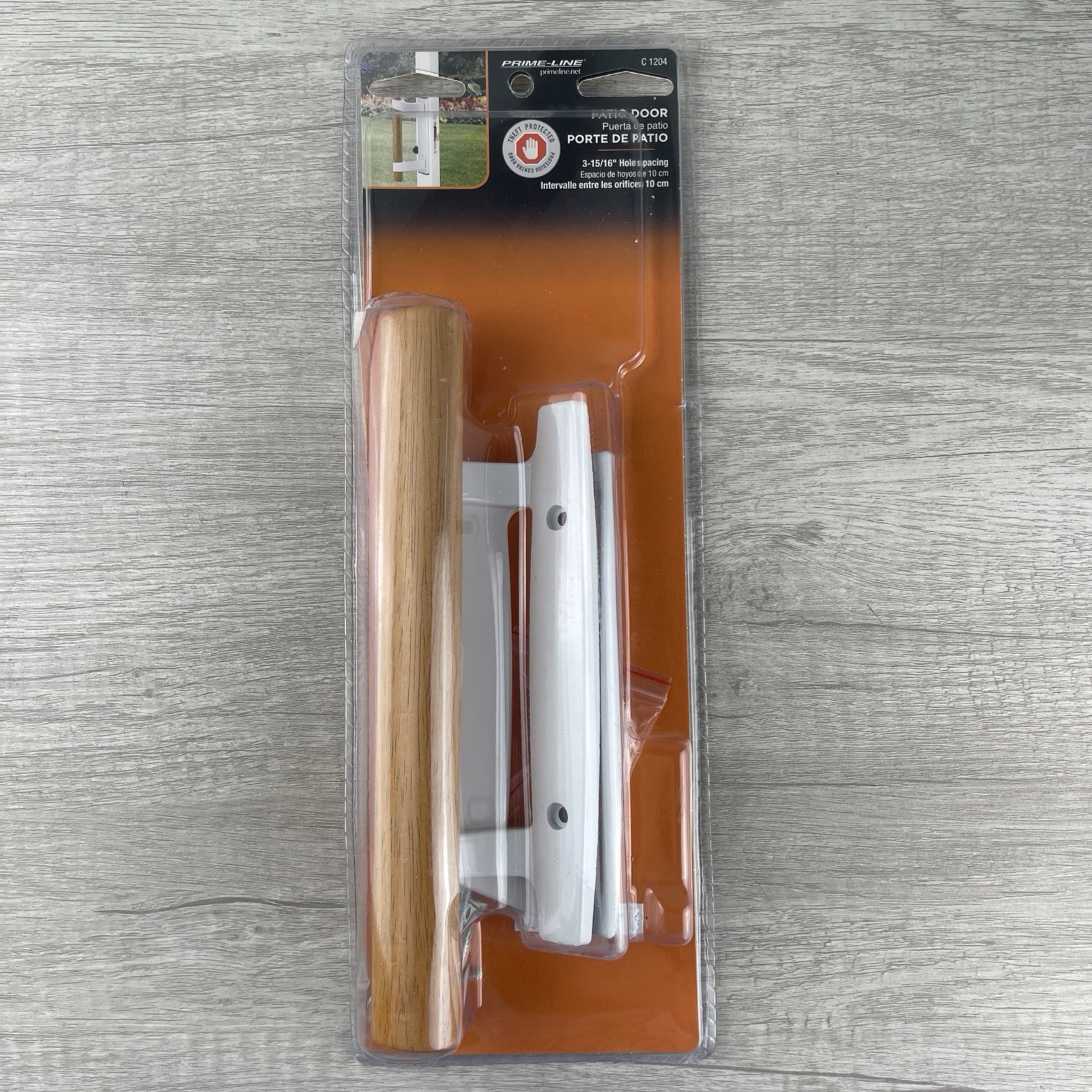 Prime Line C1204 Patio Door Pull Handles 3 15/16" Hole Spacing New Sealed