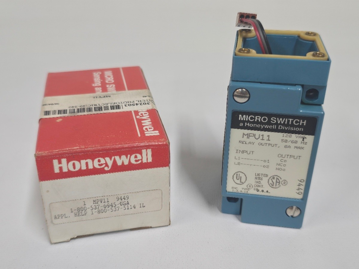 Honeywell Micro Switch MPV11 Relay Output Module 120VAC 6A Microswitch