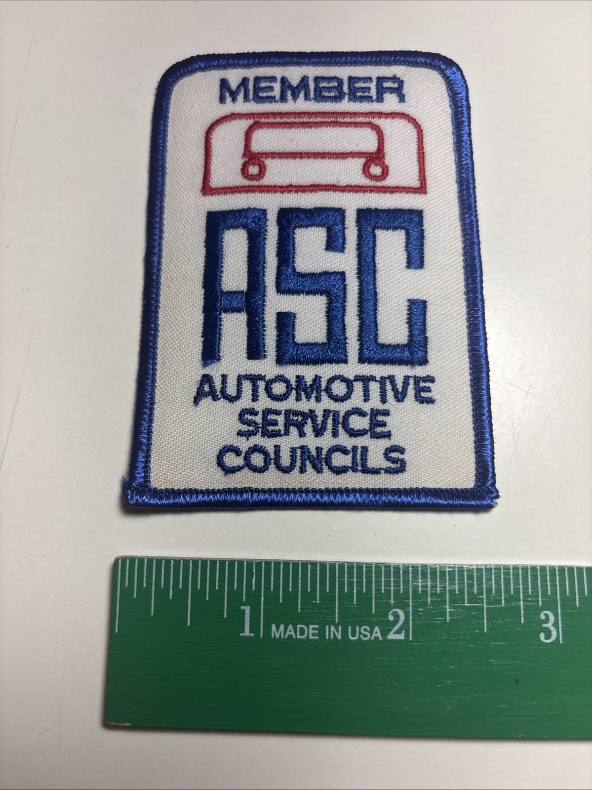 ASC Automotive Service Councils Member Embroidered Patch