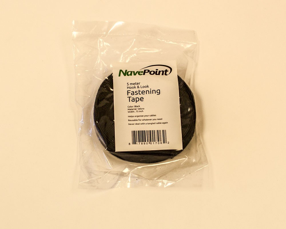 3/4" Inch Roll Hook and Loop Reusable Cable Ties Wraps Straps 5M 15ft