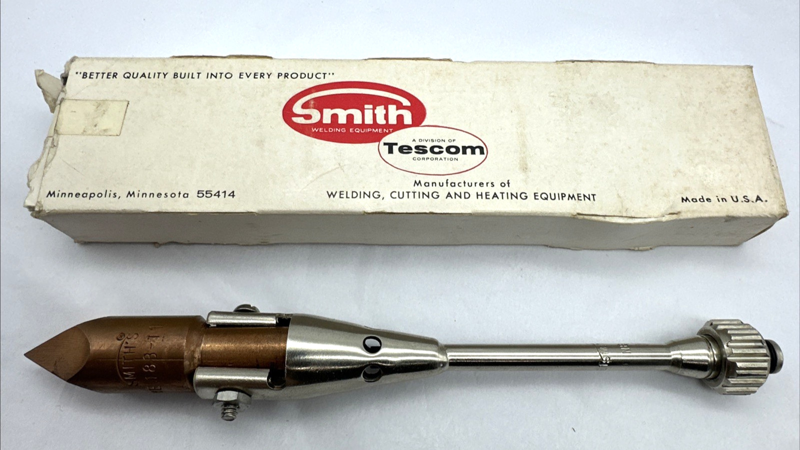 Smith NE183-11 Ne181-10 Ne181-14 Acetylene Soldering Torch Tip Handi-Heet Bit