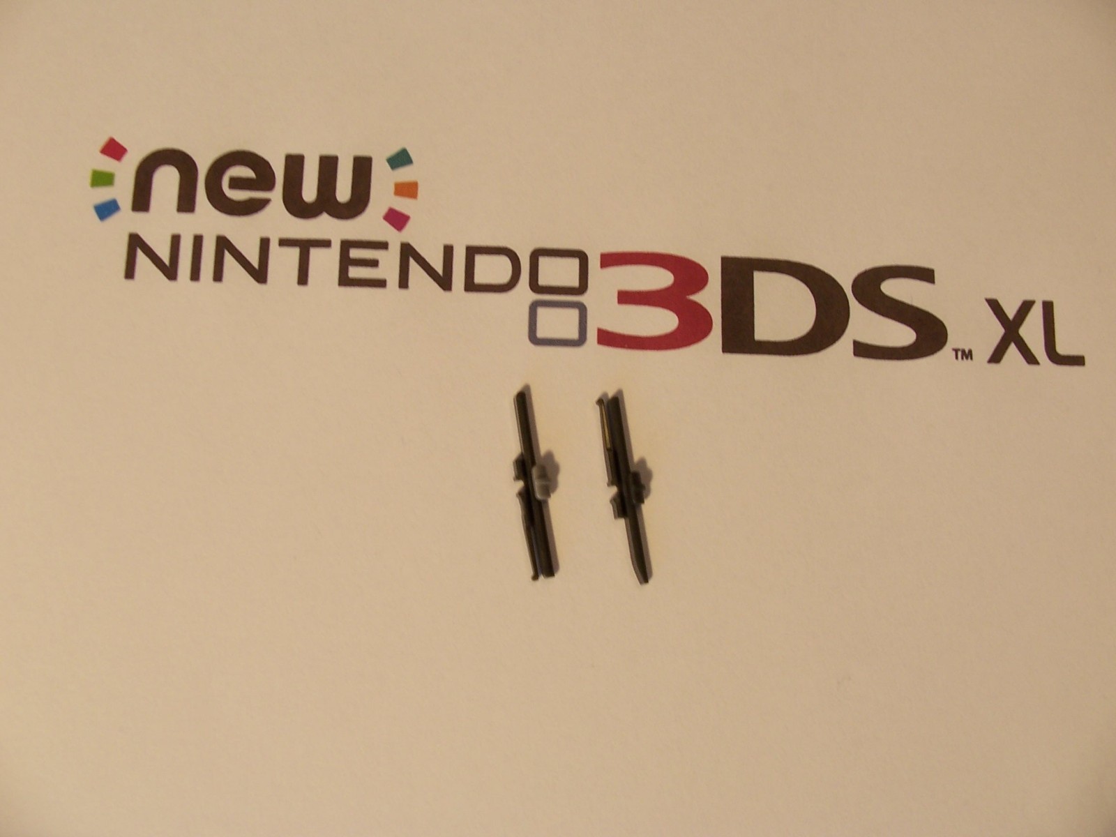 2015 Nintendo New 3ds XL Game system Volume & 3D Slider Buttons Black Parts