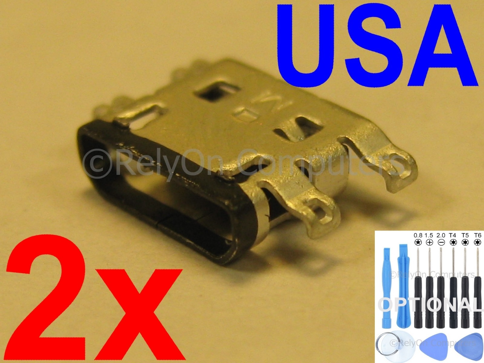 2x for Motorola Droid Turbo 2 XT1585 XT1580 Micro USB Charging Port Sync Moto US