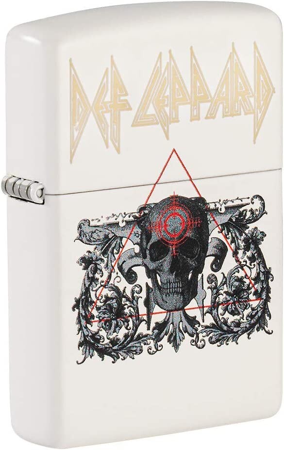 Zippo 49237 Def Leppard White Matte