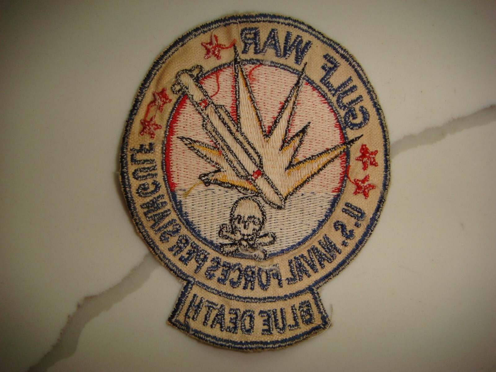 US NAVAL FORCES " BLUE DEATH " PERSIAN GULF PATCH