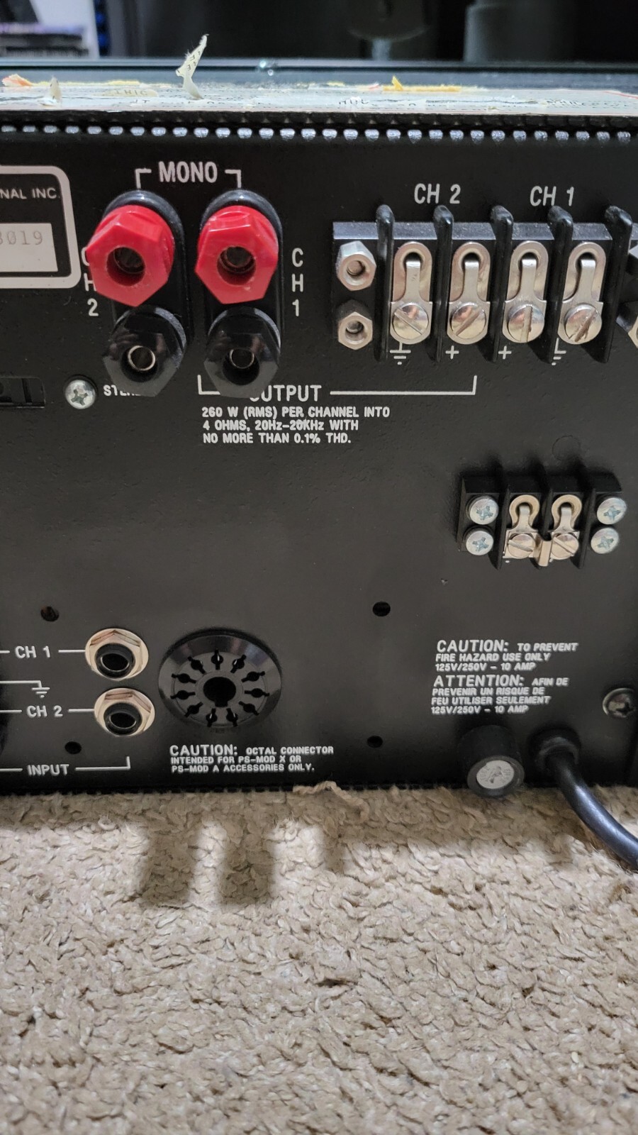 Crown PS400 2 Channel Power Amplifier