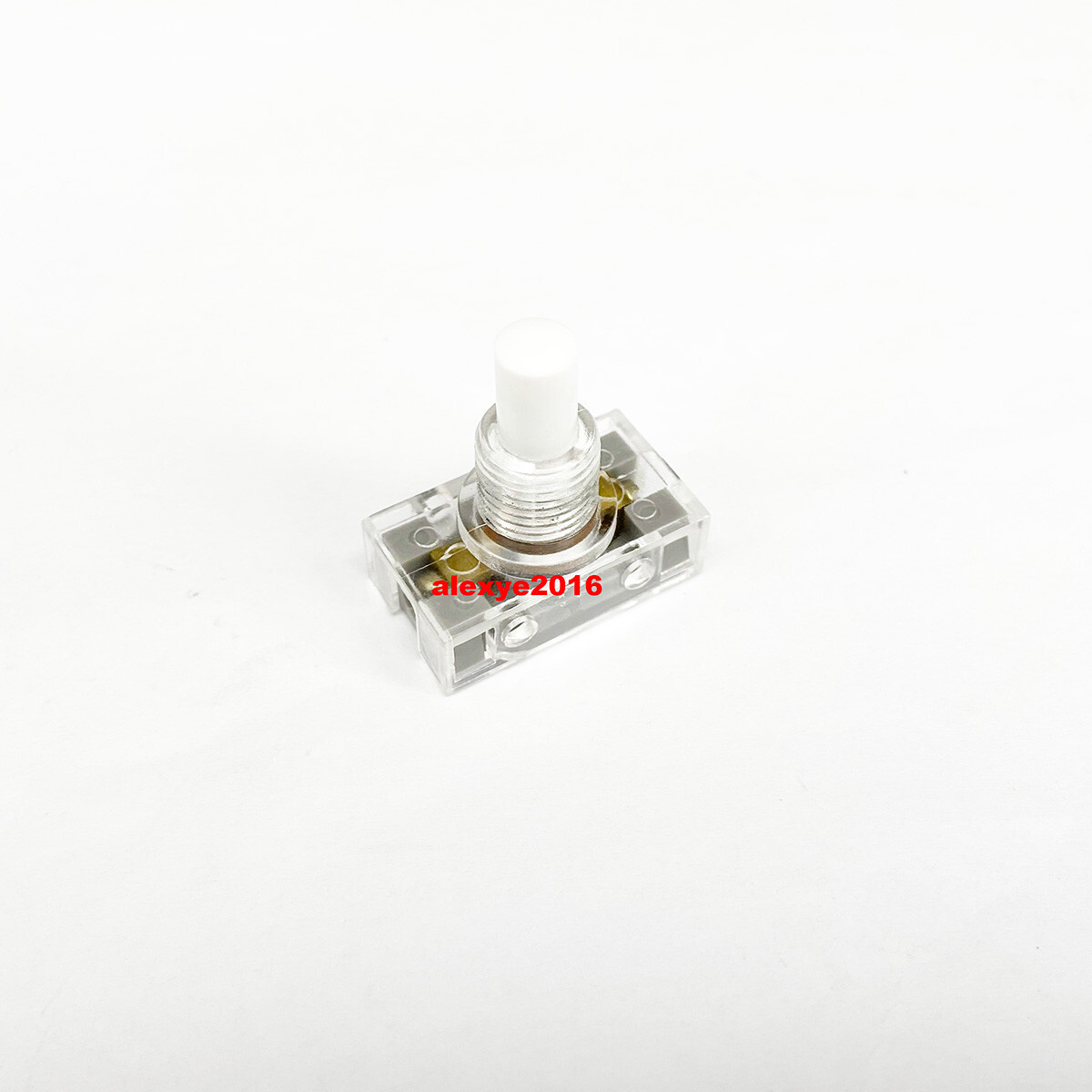 161.052 Pushbutton Switch ON-OFF 2 Positions 4 Wire's Mounting Holes