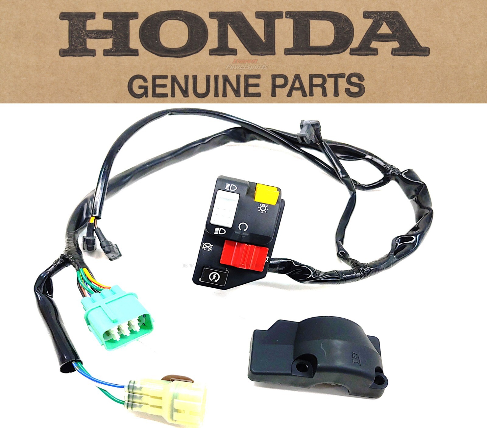 OEM Honda Left Starter Kill Switch 14 TRX420 Rancher Handlebar Lighting #J235
