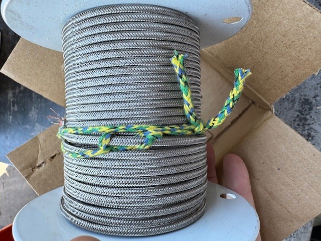 Gordon/Serv-Rite J20-3-S-302 Stainless Steel Braid Thermocouple Wire 100 feet