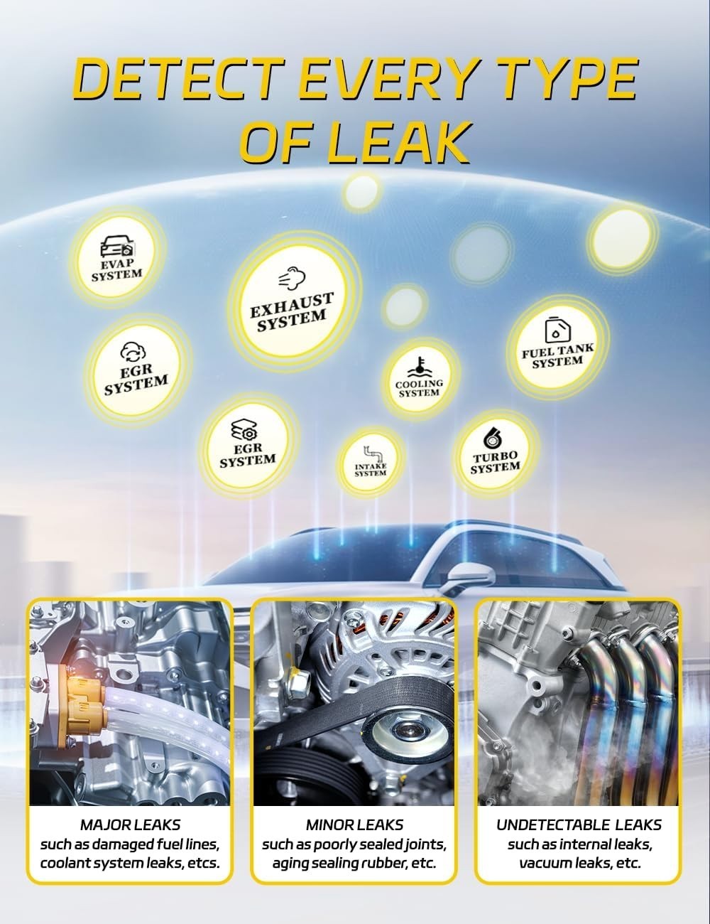 Compact Automotive Smoke Machine with Overheating Protection for Safe Use