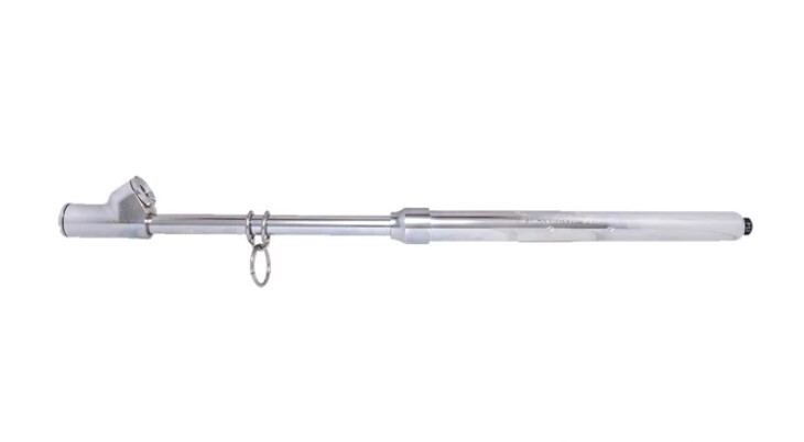 ASCOT 1046-ADJ CHROME LONG TRUCK ADJUSTABLE CALIBRATION GAUGE  (10-150 PSI)