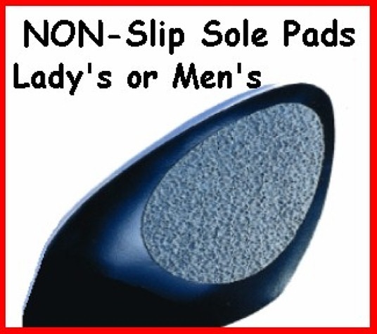 Shoe Sole GRIPS ~ {2} Two pairs Mens for bottoms of shoes ~ non slip material