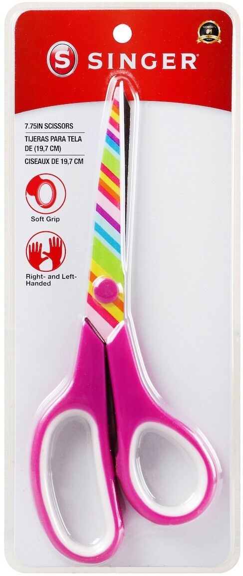 Singer All-Purpose Scissors 7.75"-Rainbow (Pack of 3)