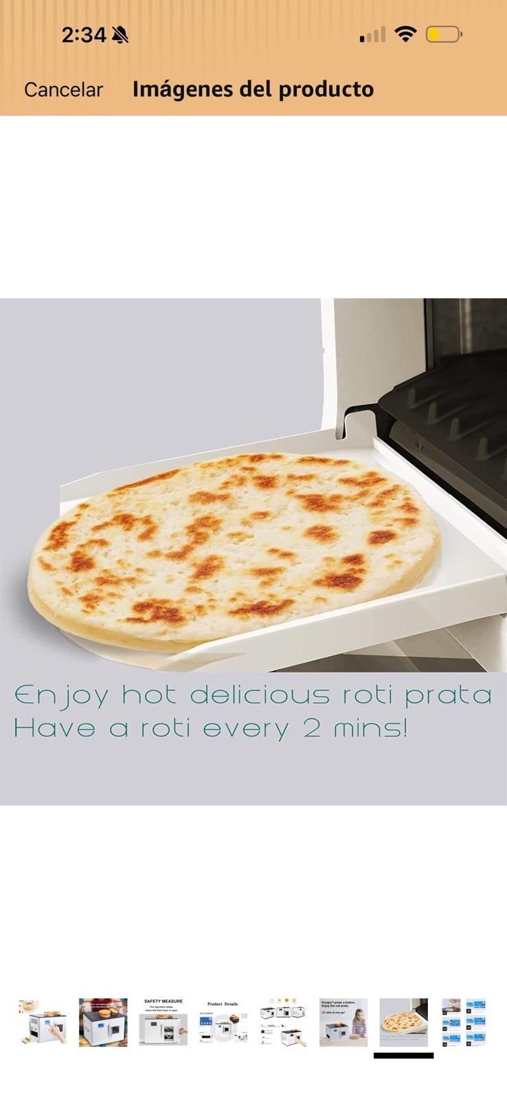 Generic Automatic Rotis Naan Roti Maker Electric Touchscreen Intelligent, White