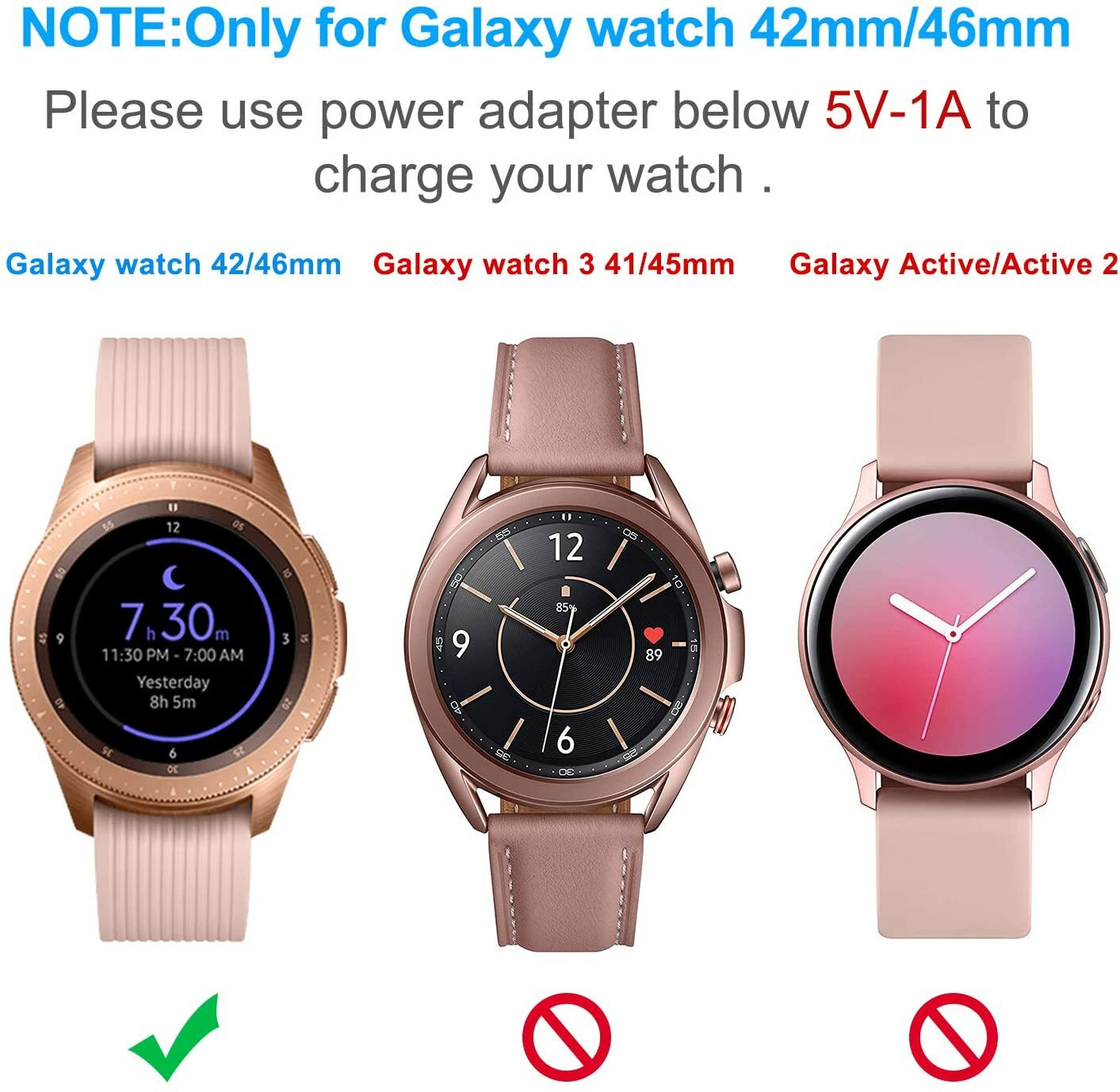 Wireless Fast Charging Dock Cradle Smart Watch Charger for Samsung Galaxy S2 S3