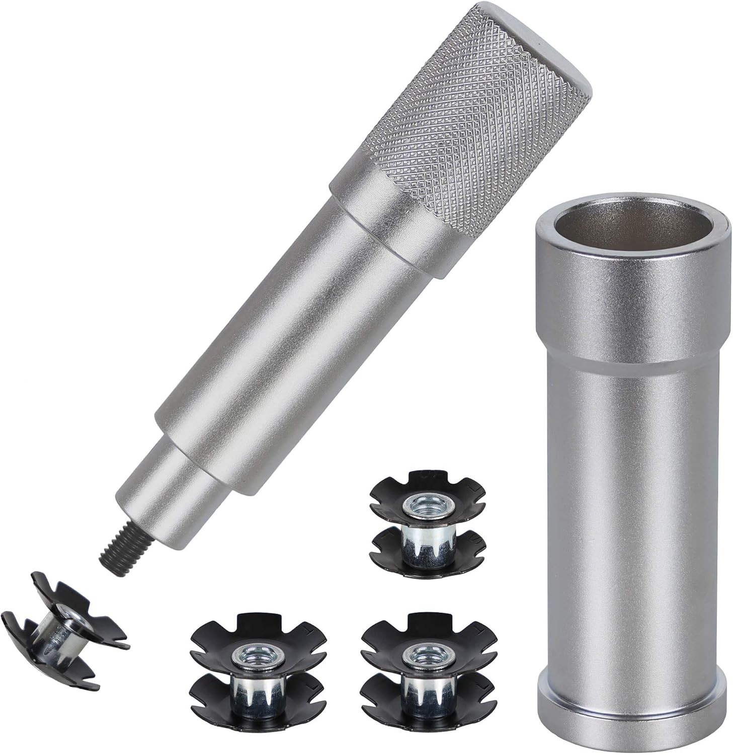 Bike Bicycle Fork Star Nut Setting Installer Install Tool with 2 Sizes 1" an...